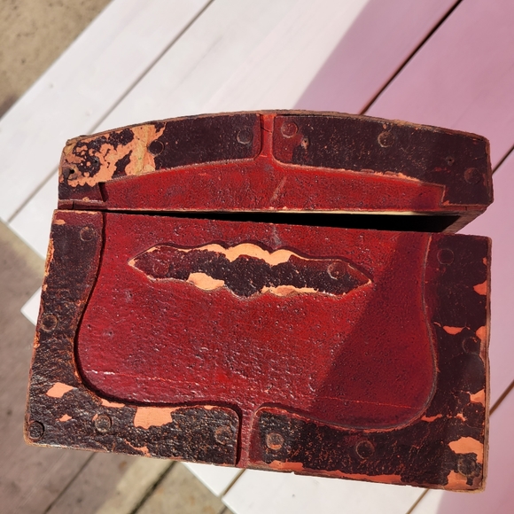 Vintage ~ Antique ~ Handmade Trunk ~ Early 20th Century ~ Rustic ~ Farmh… - Picture 6 of 14